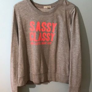 Worn Aeropostale Sassy Classy Sweatshirt